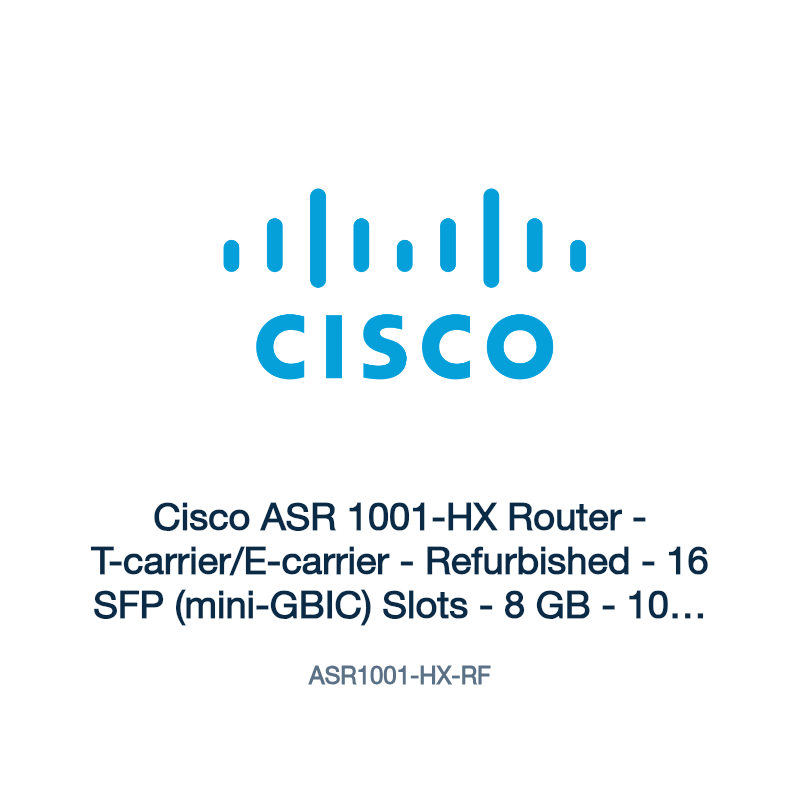 ASR1001-HX-RF: Cisco ASR 1001-HX Router