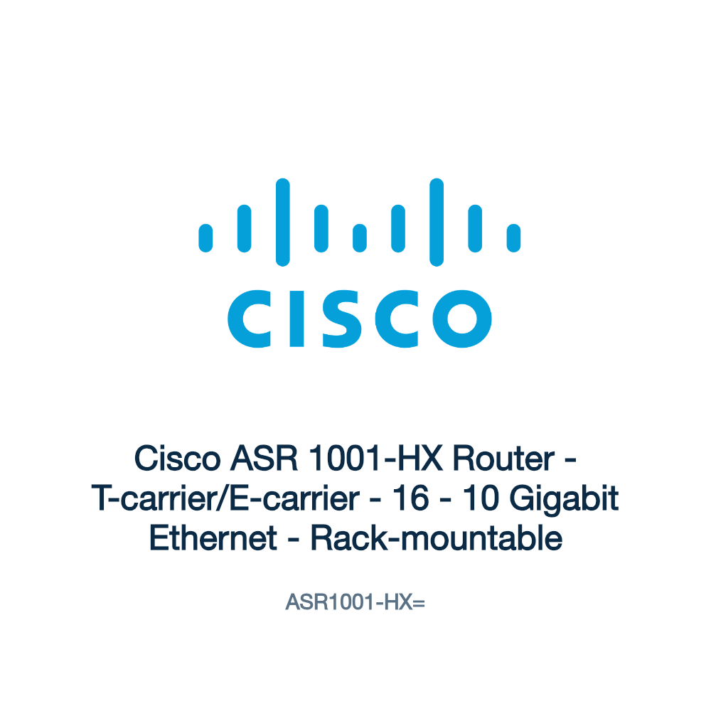 ASR1001-HX=: Cisco ASR 1001-HX Router