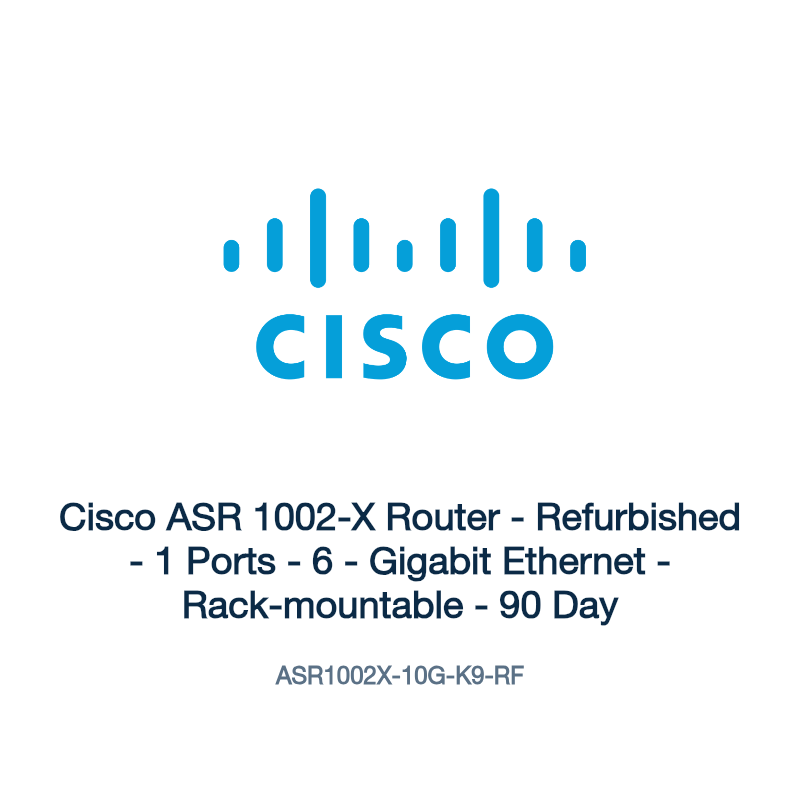 ASR1002X-10G-K9-RF: Cisco ASR 1002-X Router
