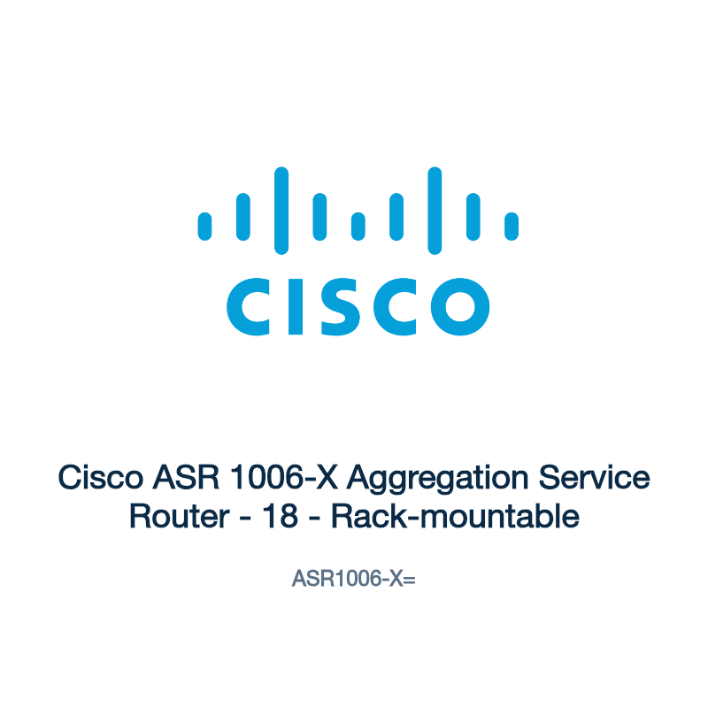 ASR1006-X=: Cisco ASR 1006-X Aggregation Service Router