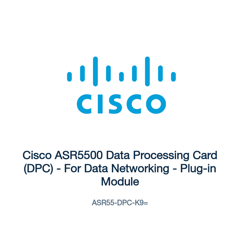 ASR55-DPC-K9=: Cisco ASR5500 Data Processing Card (DPC)