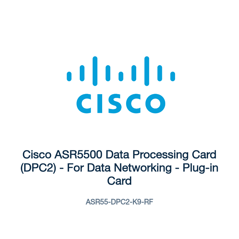 ASR55-DPC2-K9-RF: Cisco ASR5500 Data Processing Card (DPC2)