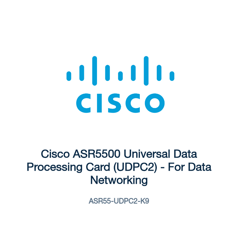 ASR55-UDPC2-K9: Cisco ASR5500 Universal Data Processing Card (UDPC2)
