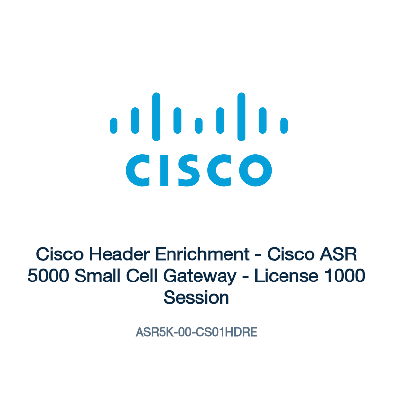 ASR5K-00-CS01HDRE: Cisco Header Enrichment