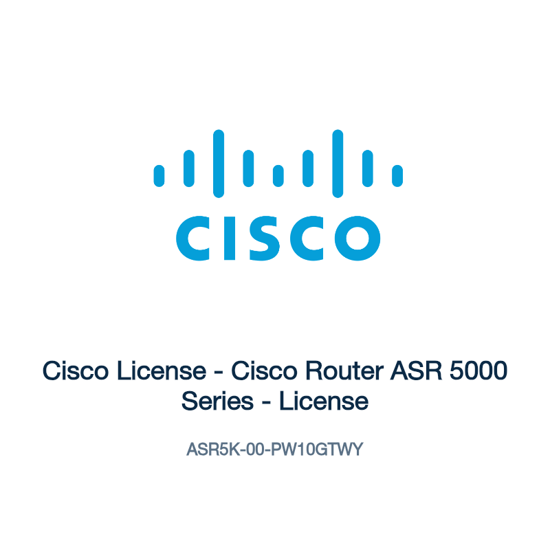 ASR5K-00-PW10GTWY: Cisco License - Cisco Router ASR 5000 Series - License