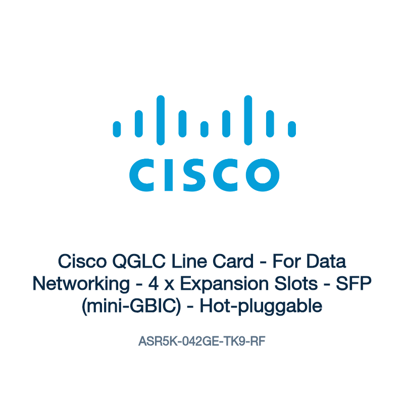 ASR5K-042GE-TK9-RF: Cisco QGLC Line Card