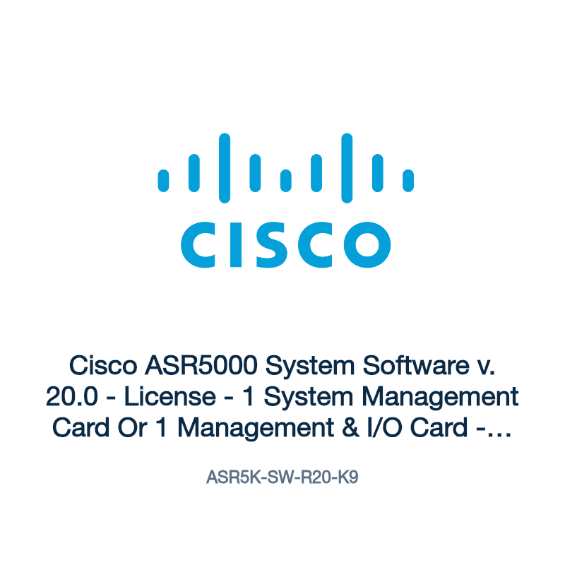 ASR5K-SW-R20-K9: Cisco ASR5000 System Software v. 20.0