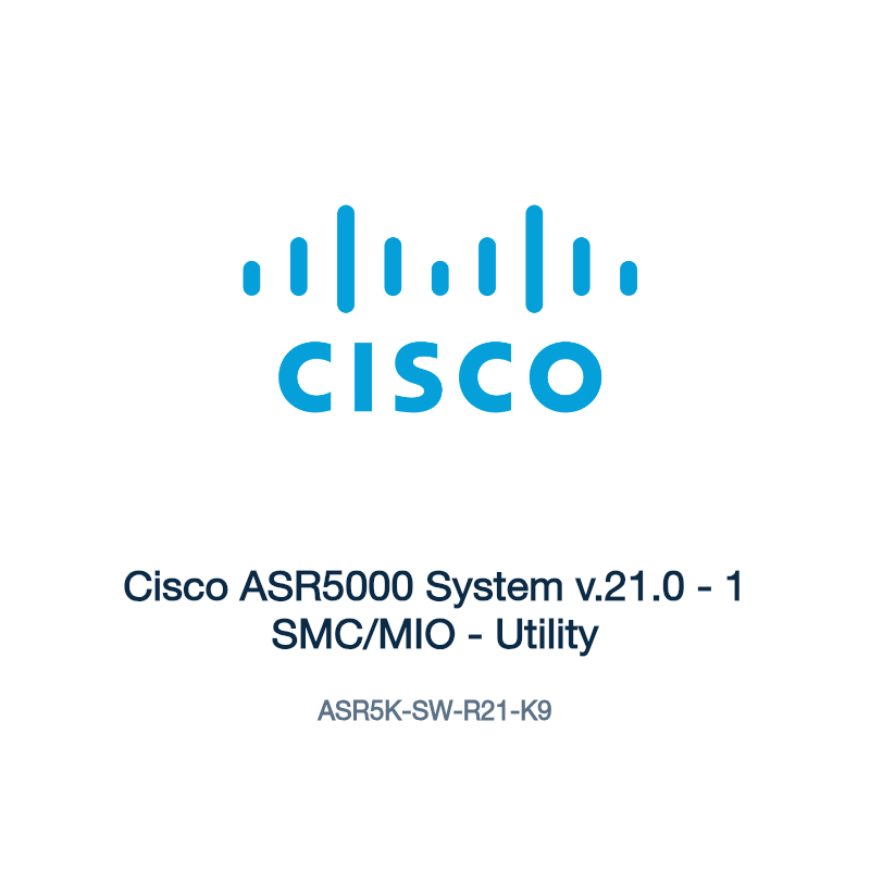 ASR5K-SW-R21-K9: Cisco ASR5000 System v.21.0