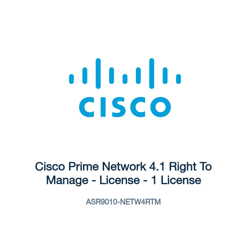 ASR9010-NETW4RTM: Cisco Prime Network 4.1 Right To Manage
