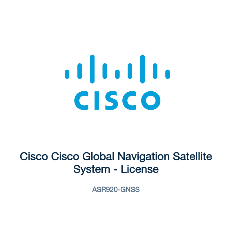 ASR920-GNSS: Cisco Cisco Global Navigation Satellite System