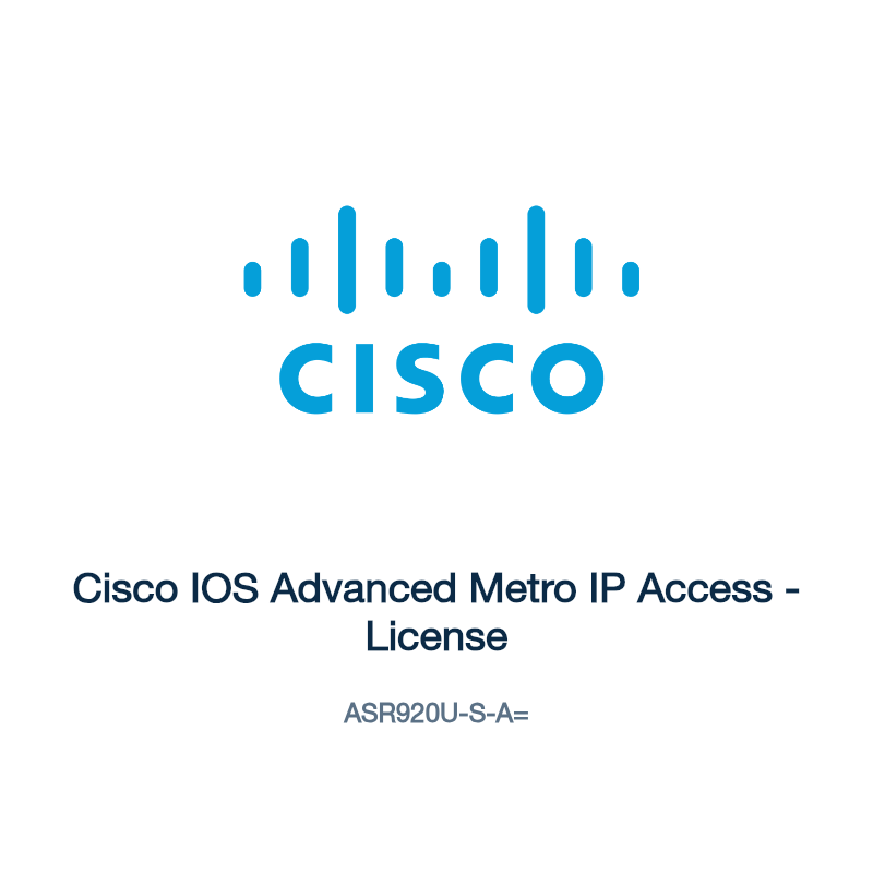 ASR920U-S-A=: Cisco IOS Advanced Metro IP Access