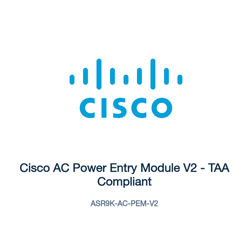 ASR9K-AC-PEM-V2: Cisco AC Power Entry Module V2