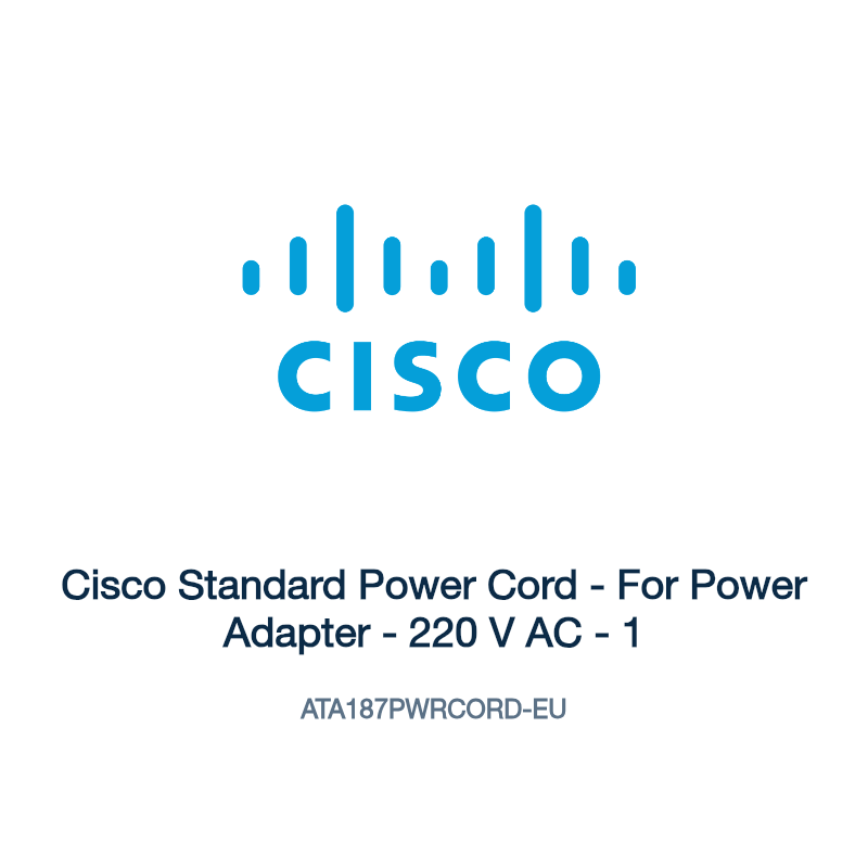 ATA187PWRCORD-EU: Cisco Standard Power Cord