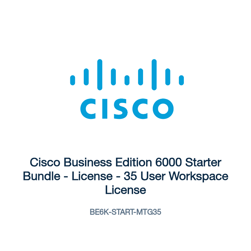 BE6K-START-MTG35: Cisco Business Edition 6000 Starter Bundle