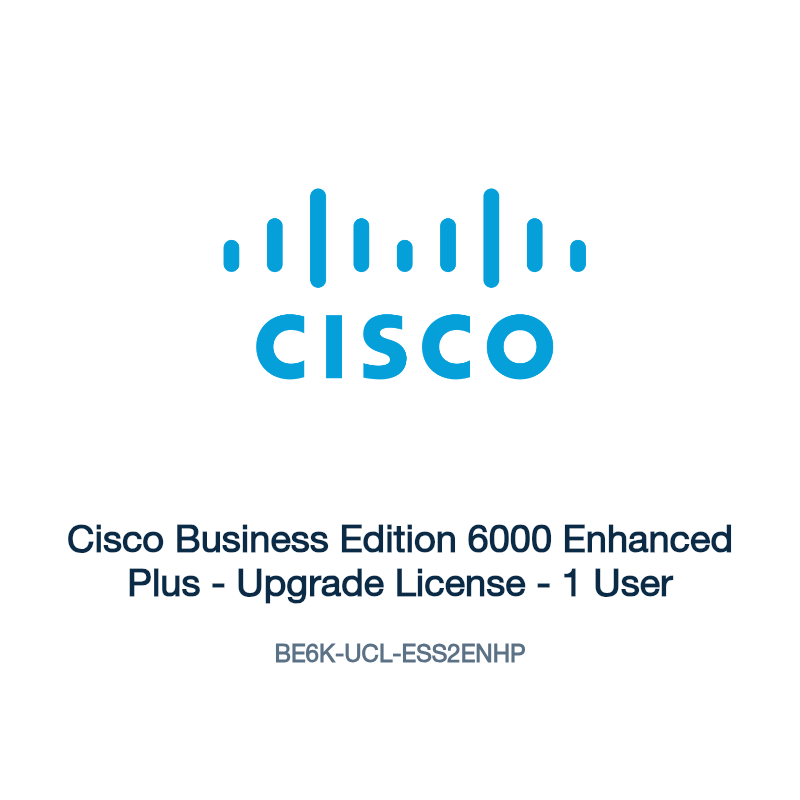 BE6K-UCL-ESS2ENHP: Cisco Business Edition 6000 Enhanced Plus