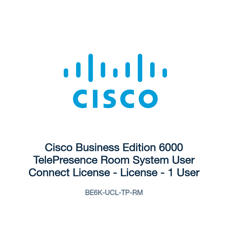 BE6K-UCL-TP-RM: Cisco Business Edition 6000 TelePresence Room System User Connect