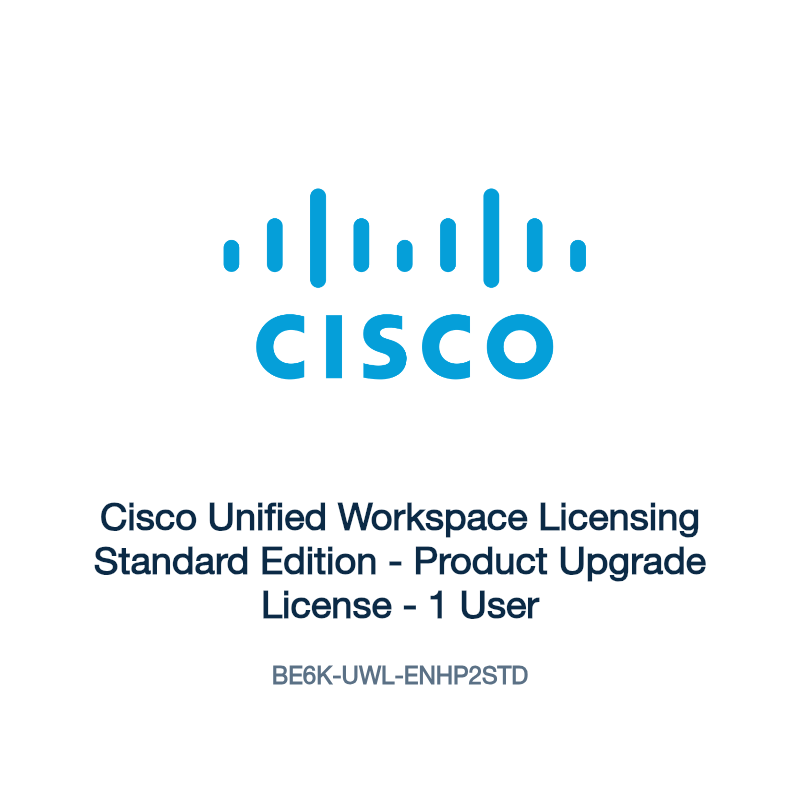 BE6K-UWL-ENHP2STD: Cisco Unified Workspace Licensing Standard Edition