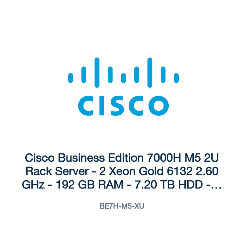 BE7H-M5-XU: Cisco Business Edition 7000H M5 2U Rack Server
