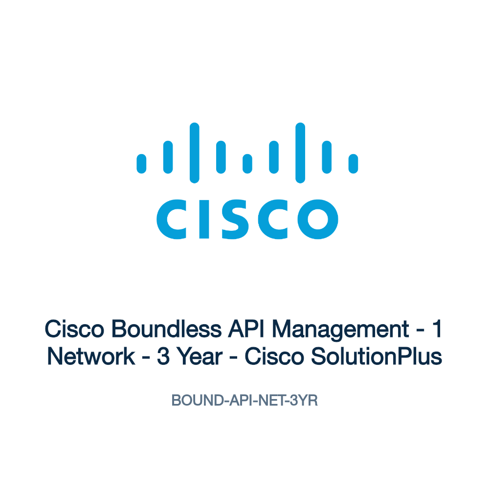BOUND-API-NET-3YR: Cisco Boundless API Management