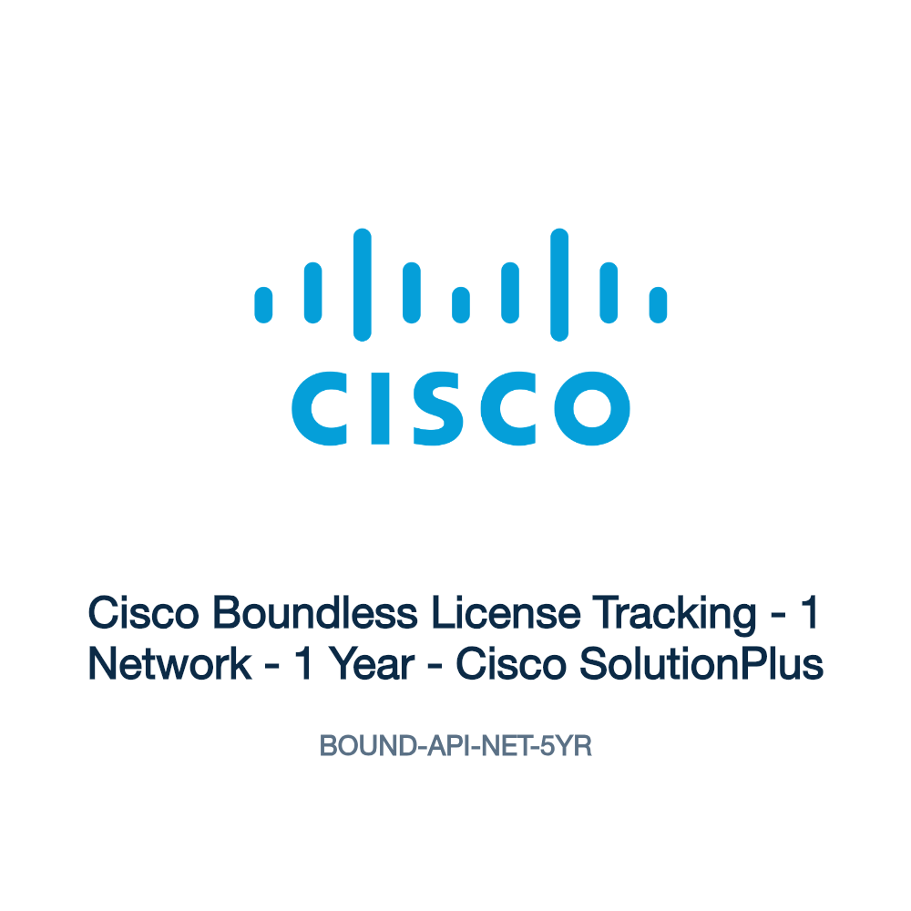 BOUND-API-NET-5YR: Cisco Boundless License Tracking