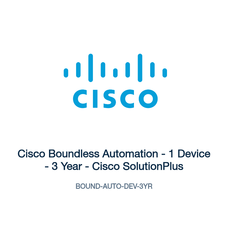 BOUND-AUTO-DEV-3YR: Cisco Boundless Automation