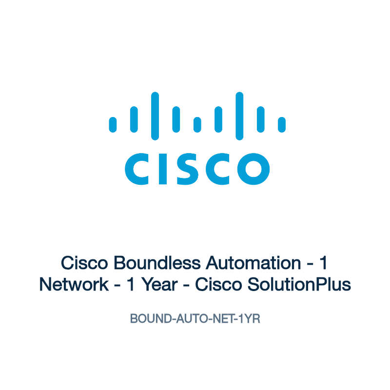 BOUND-AUTO-NET-1YR: Cisco Boundless Automation