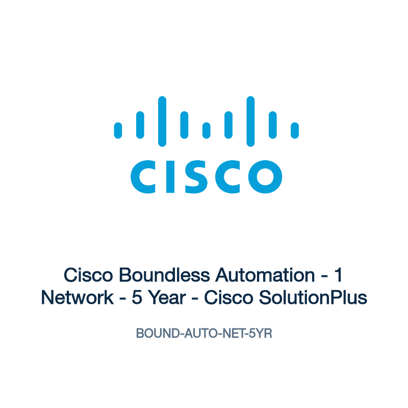 BOUND-AUTO-NET-5YR: Cisco Boundless Automation
