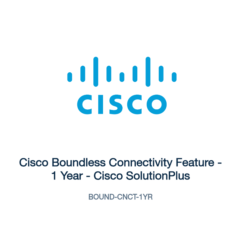 BOUND-CNCT-1YR: Cisco Boundless Connectivity Feature