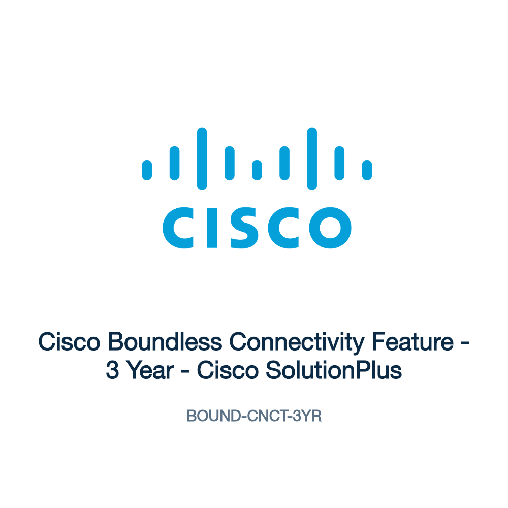 BOUND-CNCT-3YR: Cisco Boundless Connectivity Feature