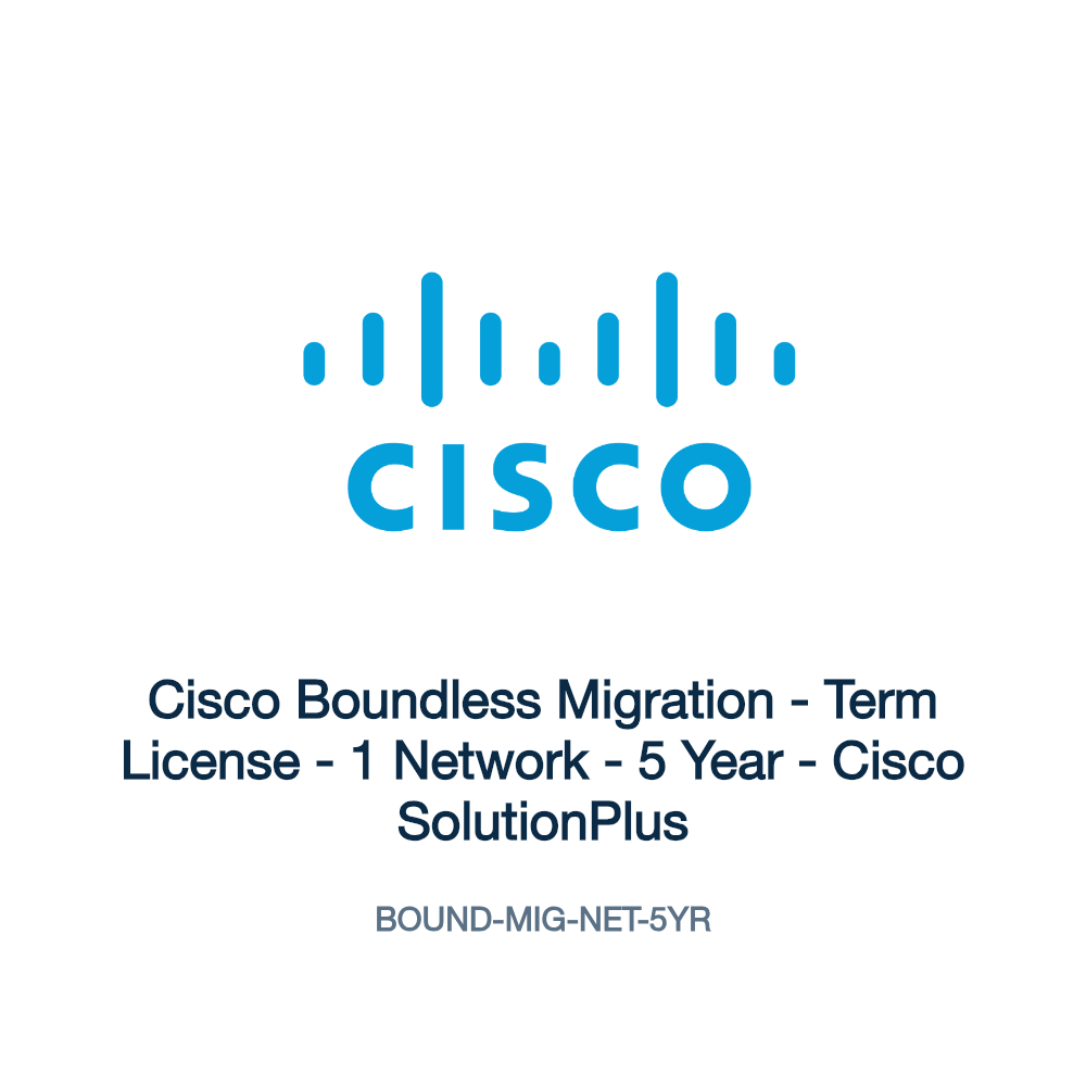 BOUND-MIG-NET-5YR: Cisco Boundless Migration