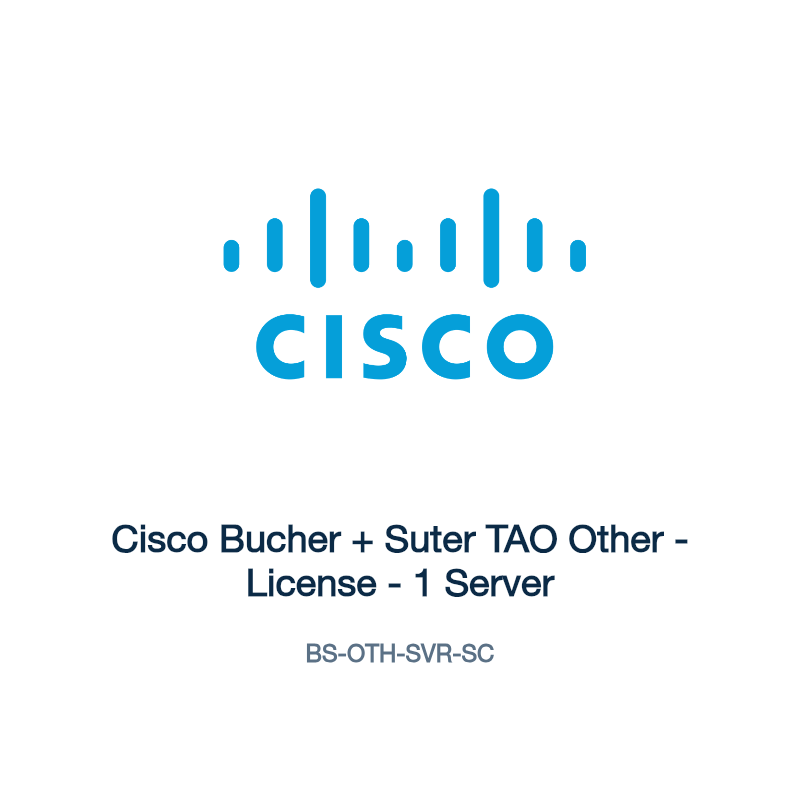 BS-OTH-SVR-SC: Cisco Bucher + Suter TAO Other