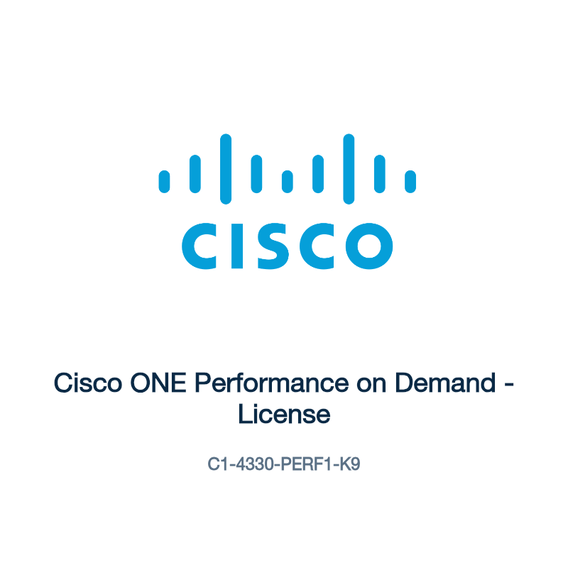 C1-4330-PERF1-K9: Cisco ONE Performance on Demand