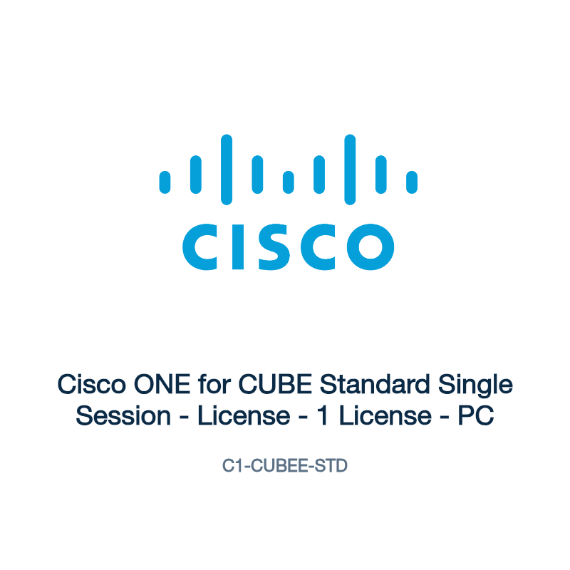 C1-CUBEE-STD: Cisco ONE for CUBE Standard Single Session