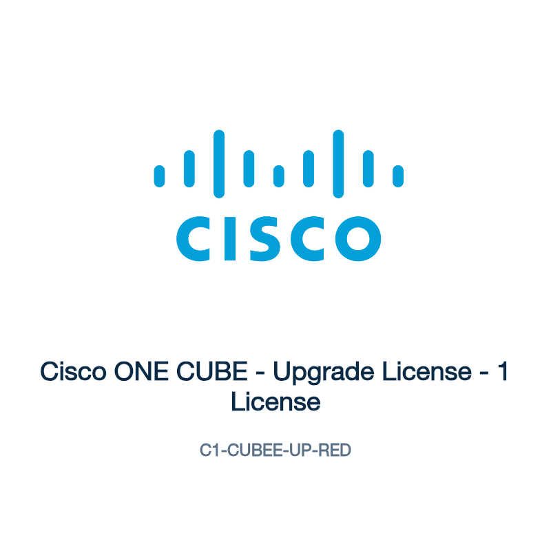 C1-CUBEE-UP-RED: Cisco ONE CUBE - Upgrade License - 1 License