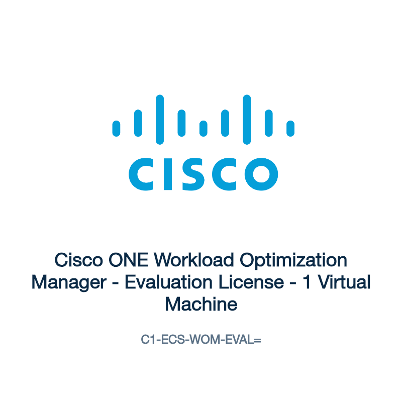 C1-ECS-WOM-EVAL=: Cisco ONE Workload Optimization Manager