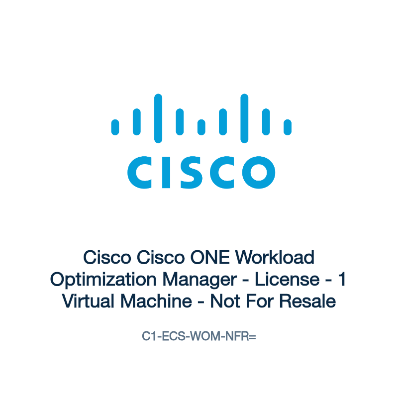 C1-ECS-WOM-NFR=: Cisco Cisco ONE Workload Optimization Manager
