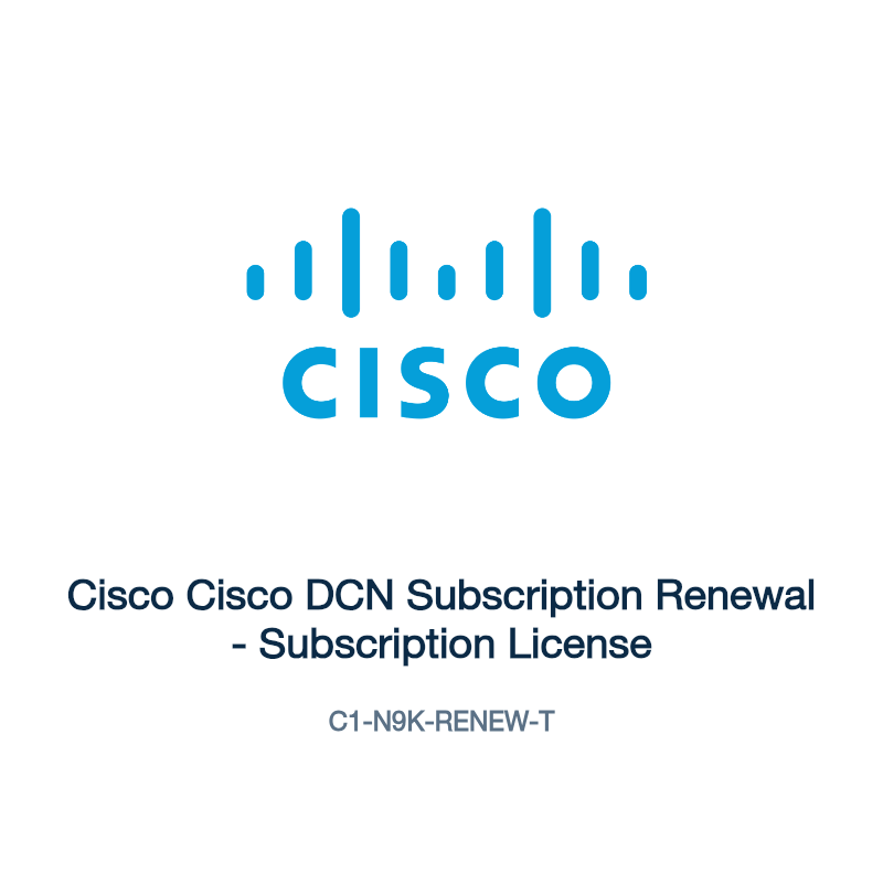 C1-N9K-RENEW-T: Cisco Cisco DCN Subscription Renewal
