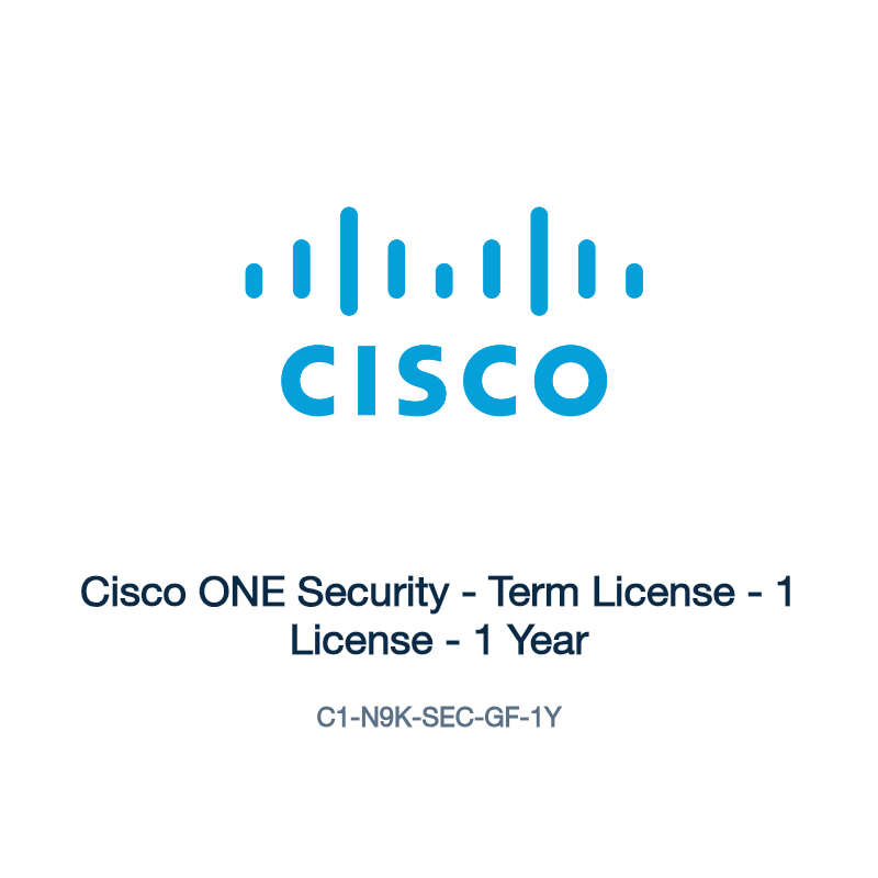 C1-N9K-SEC-GF-1Y: Cisco ONE Security