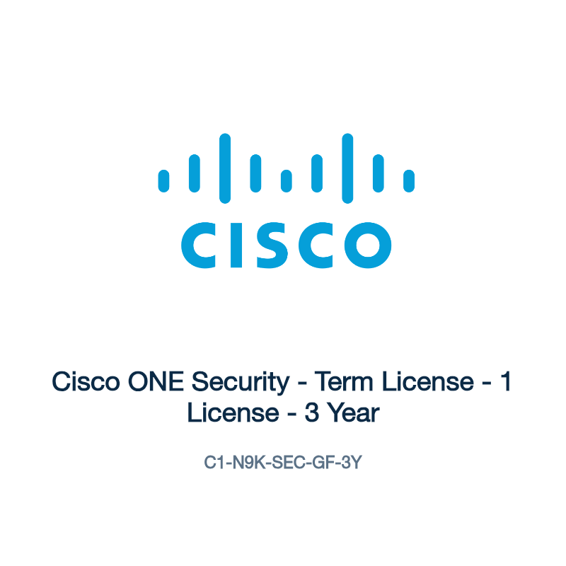 C1-N9K-SEC-GF-3Y: Cisco ONE Security