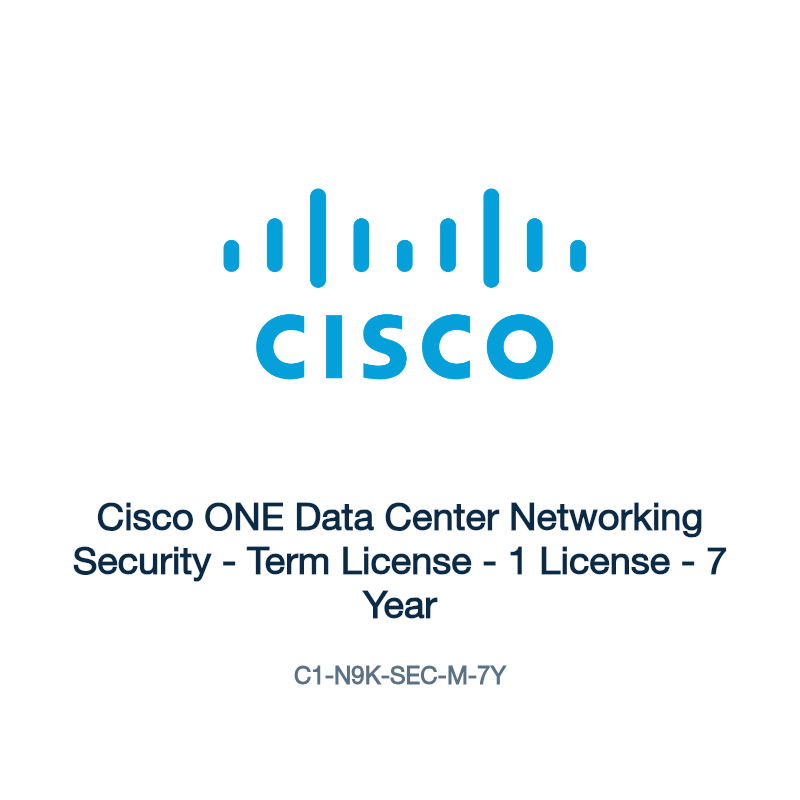 C1-N9K-SEC-M-7Y: Cisco ONE Data Center Networking Security