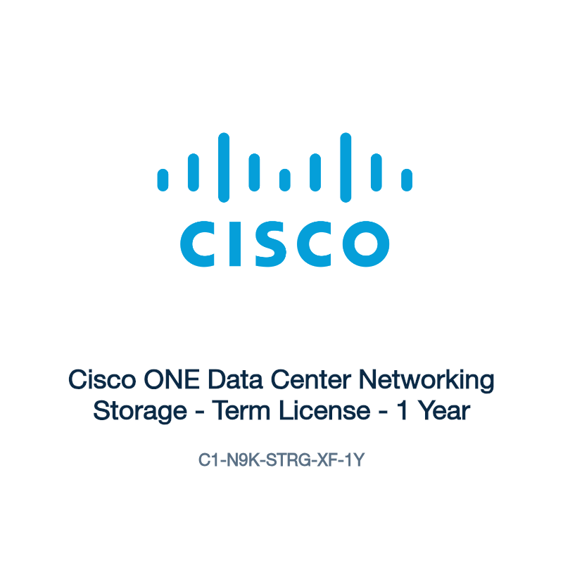 C1-N9K-STRG-XF-1Y: Cisco ONE Data Center Networking Storage