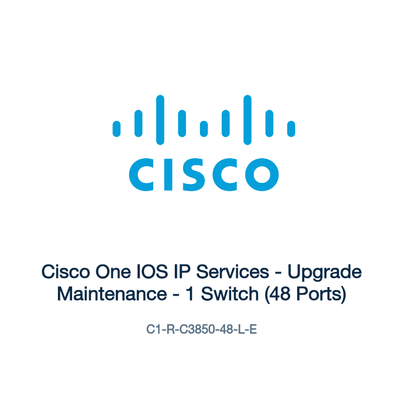 C1-R-C3850-48-L-E: Cisco One IOS IP Services