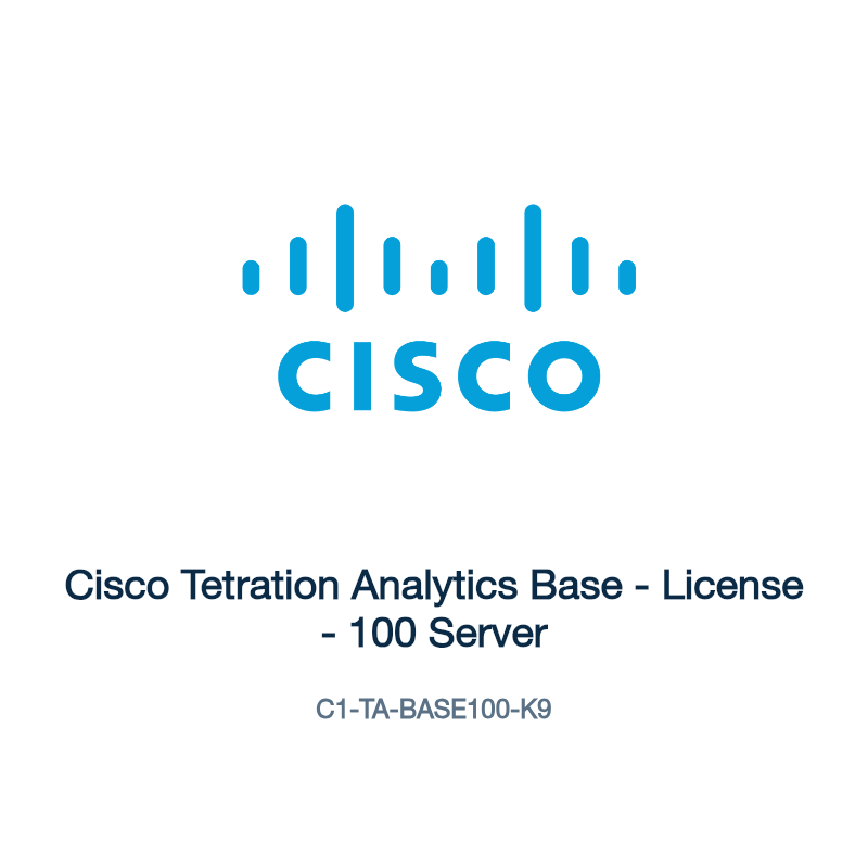 C1-TA-BASE100-K9: Cisco Tetration Analytics Base