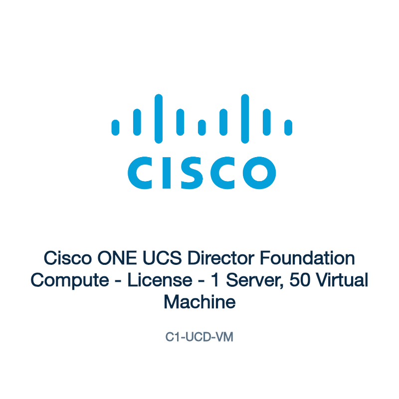 C1-UCD-VM: Cisco ONE UCS Director Foundation Compute