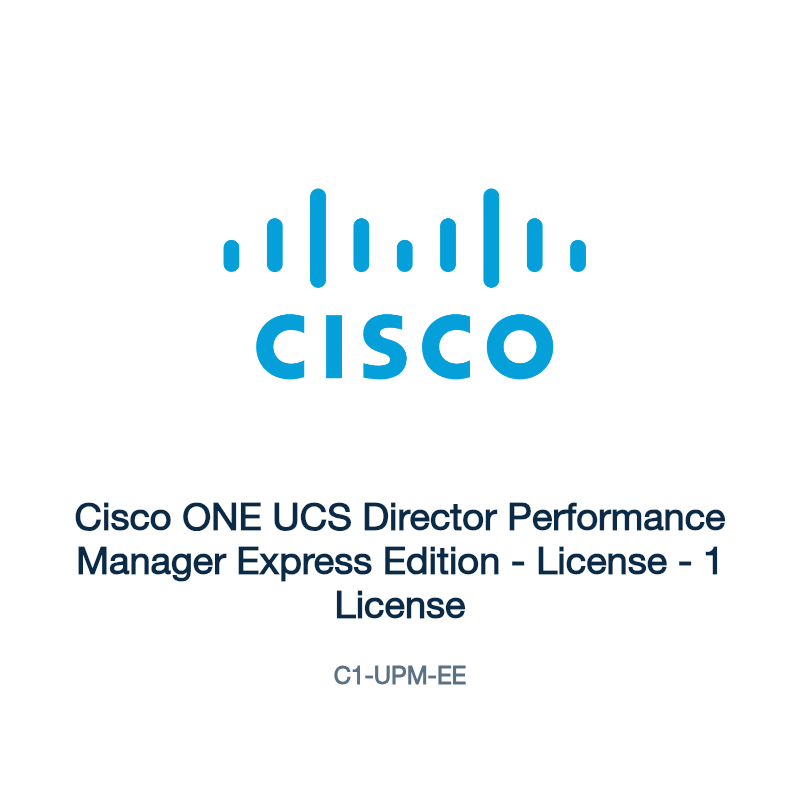 C1-UPM-EE: Cisco ONE UCS Director Performance Manager Express Edition