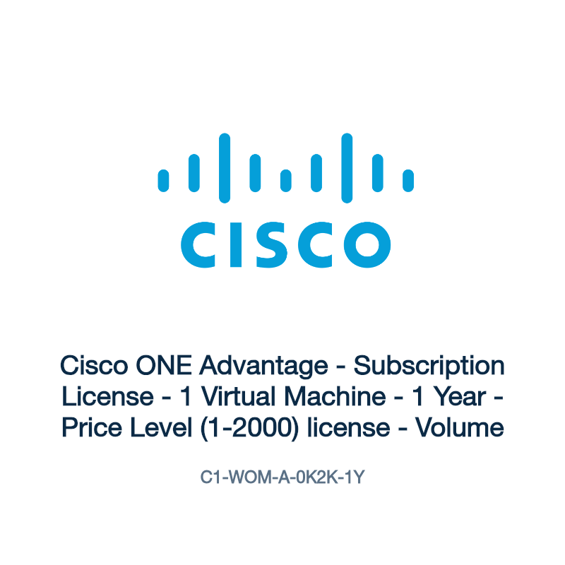 C1-WOM-A-0K2K-1Y: Cisco ONE Advantage