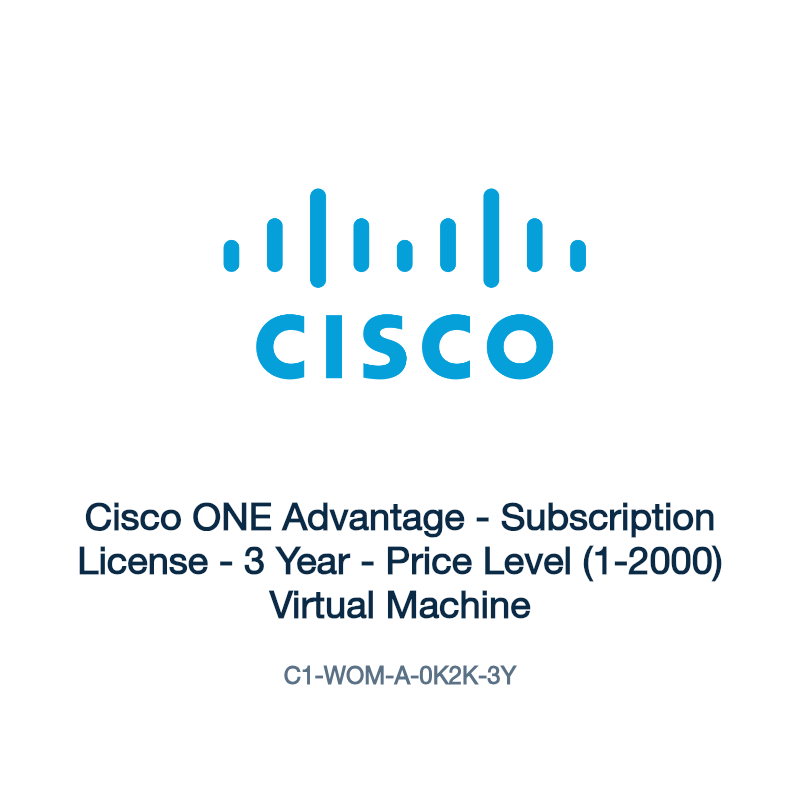 C1-WOM-A-0K2K-3Y: Cisco ONE Advantage