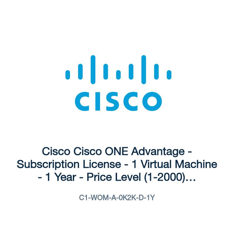 C1-WOM-A-0K2K-D-1Y: Cisco Cisco ONE Advantage