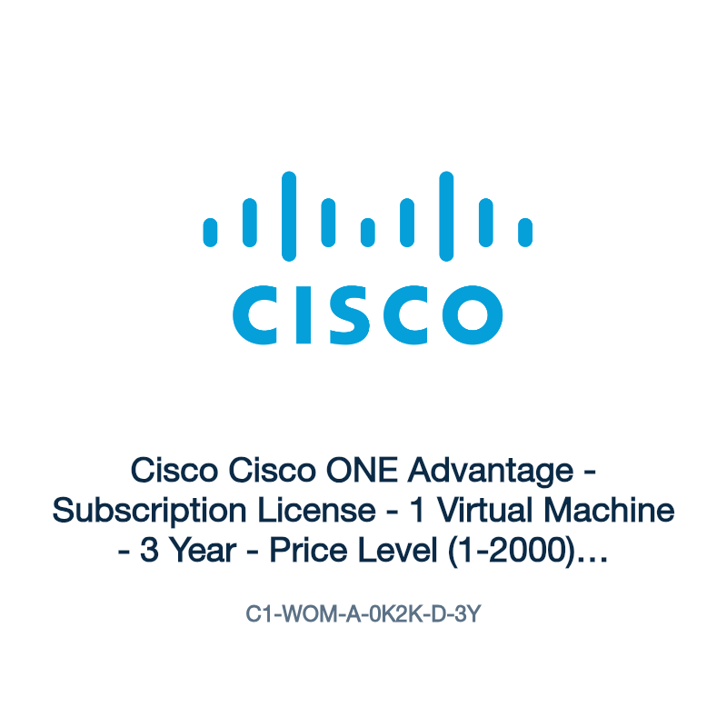 C1-WOM-A-0K2K-D-3Y: Cisco Cisco ONE Advantage
