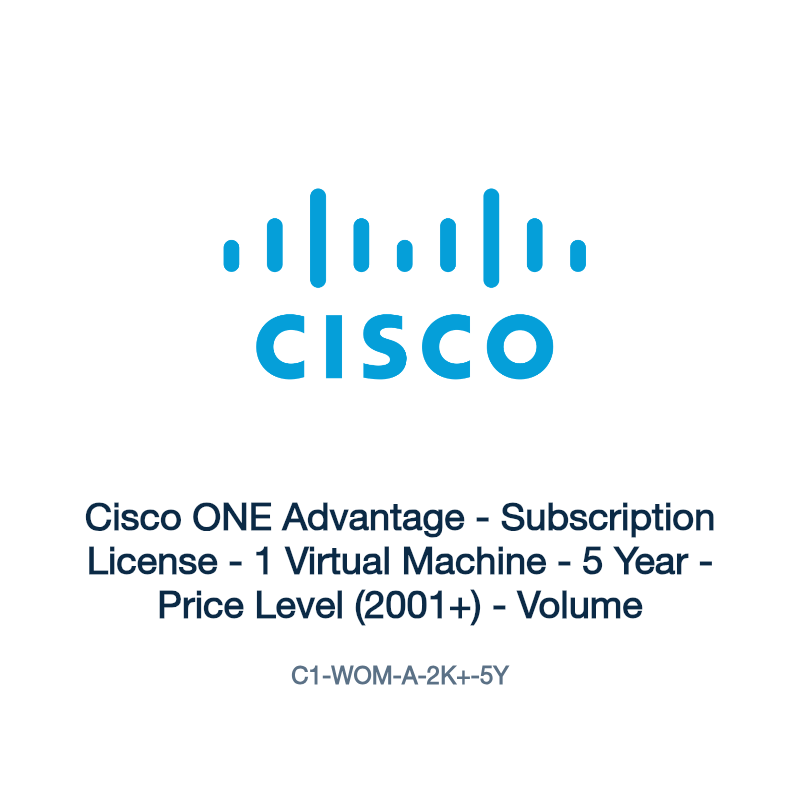 C1-WOM-A-2K+-5Y: Cisco ONE Advantage